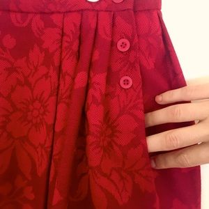 Vintage Jaeger Brand %100 Wool A-line Skirt Size S